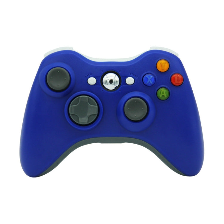 For Microsoft Xbox 360 / PC XB13 Dual Vibration Wireless 2.4G Gamepad With Receiver(Blue) - Gamepad by PMC Jewellery | Online Shopping South Africa | PMC Jewellery