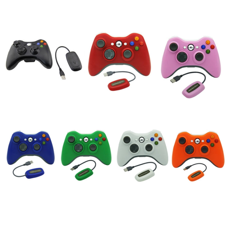 For Microsoft Xbox 360 / PC XB13 Dual Vibration Wireless 2.4G Gamepad With Receiver(Red) - Gamepad by PMC Jewellery | Online Shopping South Africa | PMC Jewellery