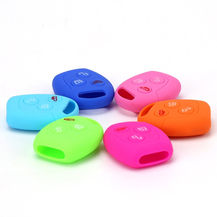 For Ford Transit/Focus 2pcs 3-Button Silicone Key Protector(Pink) - free shipping - PMC TechLife - Order now!