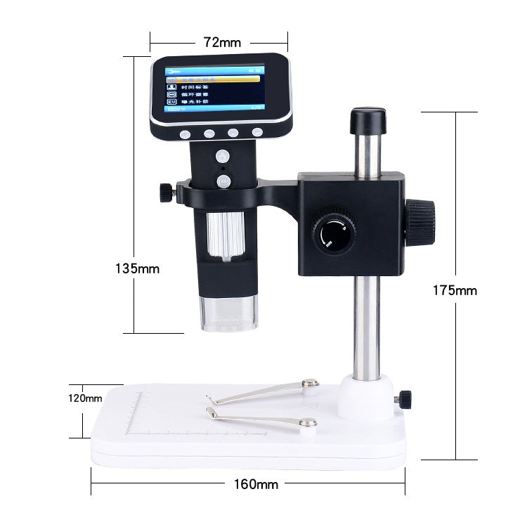DM1 3.5-inch Screen Smart Wireless 500X HD Digital Microscope Handheld Portable Children Microscope without Stand - free shipping - PMC TechLife - Order now!