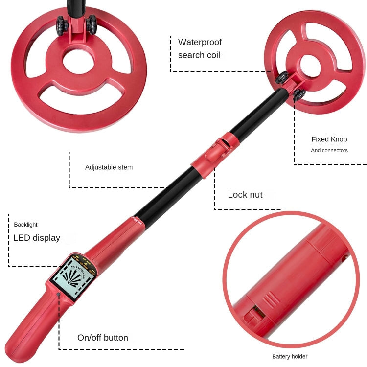 Goint MD3006 Metal Detector Outdoor Treasure Hunter Toys Children Science Detector(Light Green) - Metal Detector by Goint | Online Shopping South Africa | PMC TechLife | Buy Now Pay Later Mobicred