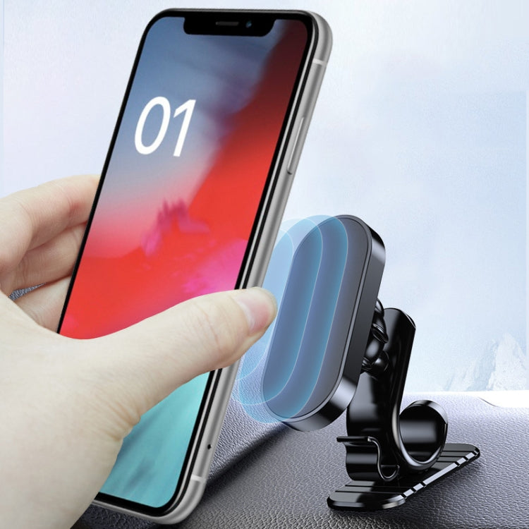 D6 360-degree Rotating Magnetic Suction Car Mobile Phone Holder(Black) - Car Holders by PMC Jewellery | Online Shopping South Africa | PMC Jewellery
