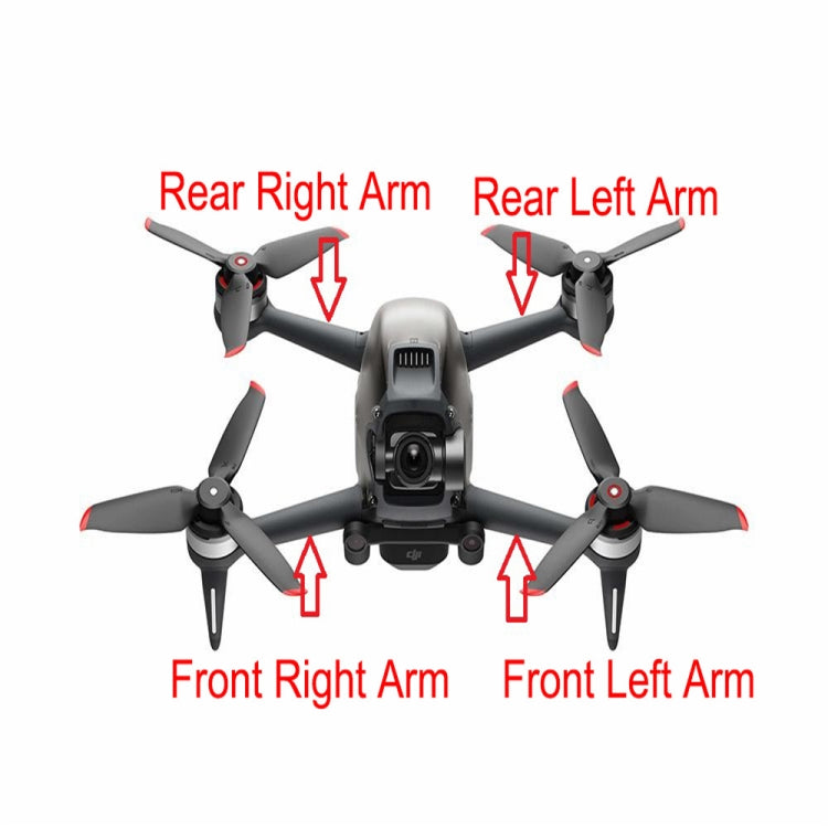 For DJI FPV Drone Arm Parts Replacement Spare Part ,Spec: Right Rear - For DJI FPV Series by PMC TechLife | Online Shopping South Africa | PMC TechLife