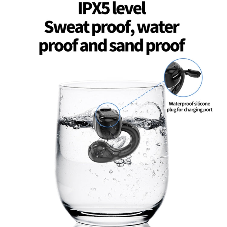 M10 IPX5 Waterproof Ear Clip Bluetooth Earphones, Style: Doble Skin Color - Bluetooth Earphone by PMC TechLife | Online Shopping South Africa | PMC TechLife