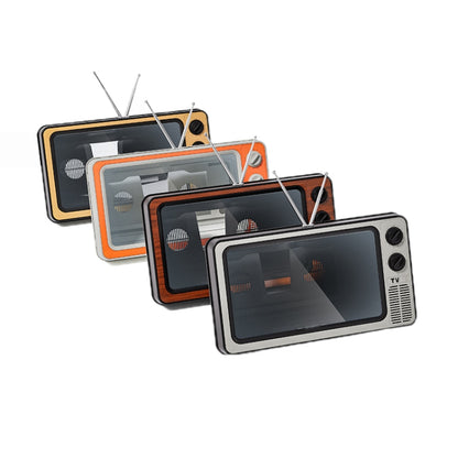 Retro TV Mobile Phone Screen Video Amplifier Mobile Phone Holder(Orange) - Screen Magnifier by PMC Jewellery | Online Shopping South Africa | PMC Jewellery