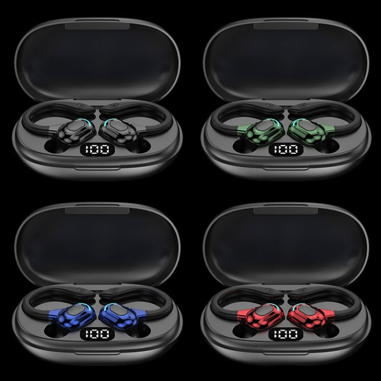 F8 Hanging Ear Stereo Wireless Bluetooth Earphones With Charging Bin(Black Double Ear) - Bluetooth Earphone by PMC TechLife | Online Shopping South Africa | PMC TechLife