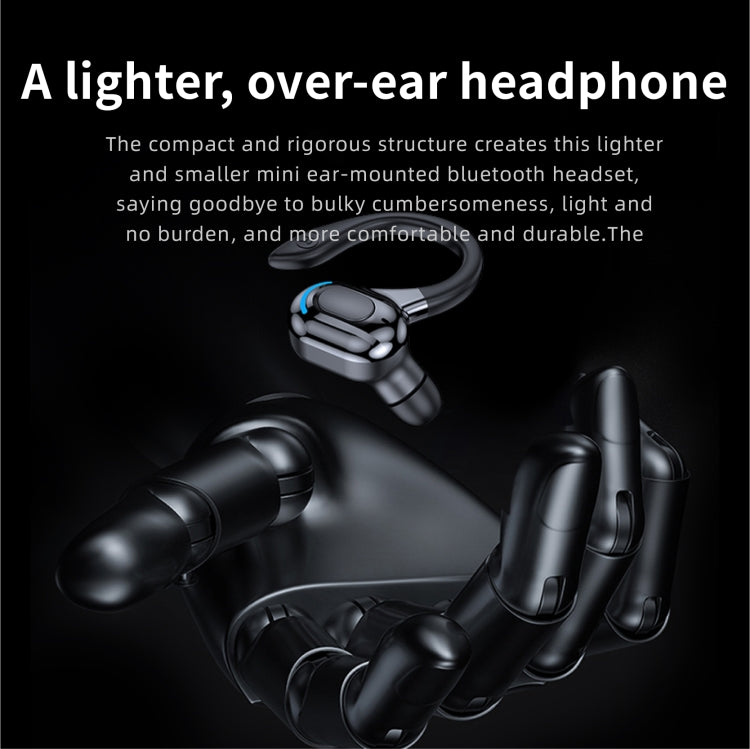F8 Hanging Ear Stereo Wireless Bluetooth Earphones With Charging Bin(Green Double Ear) - Bluetooth Earphone by PMC TechLife | Online Shopping South Africa | PMC TechLife