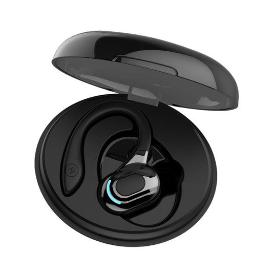 F8 Hanging Ear Stereo Wireless Bluetooth Earphones With Charging Bin(Black Single Ear) - Bluetooth Earphone by PMC Jewellery | Online Shopping South Africa | PMC Jewellery