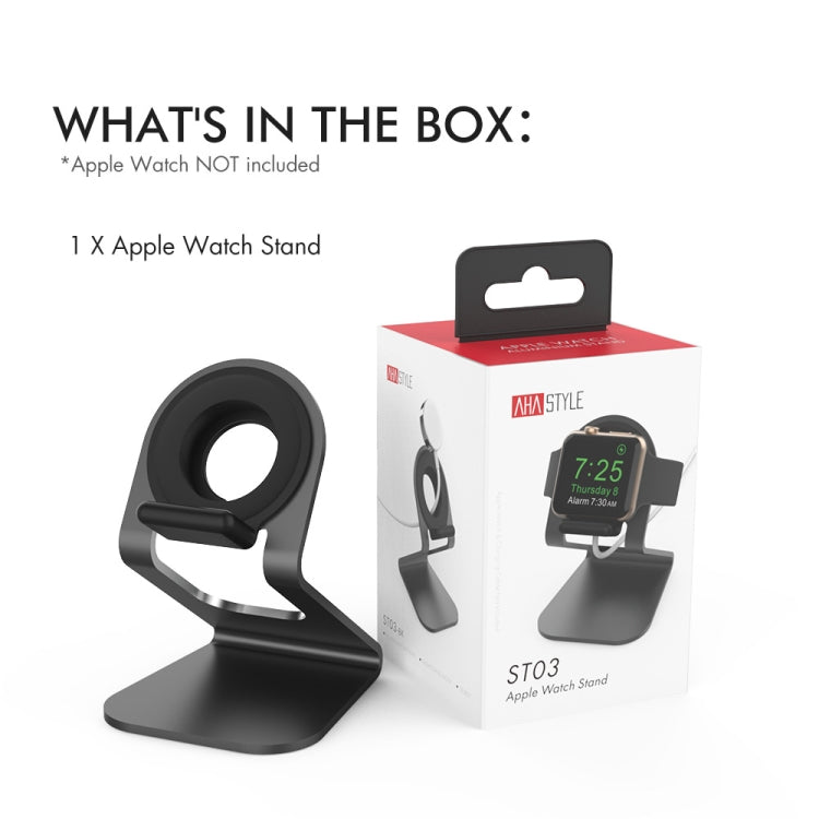 AhaStyle ST03 For Apple Watch Series Aluminum Alloy Stand Base(Silver) - free shipping - PMC TechLife - Order now!