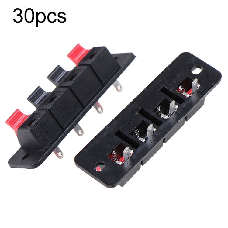 30pcs WP4-4 4-Position Spring Wiring Speaker Clip Aging Test Column - Other Accessories by PMC Jewellery | Online Shopping South Africa | PMC Jewellery