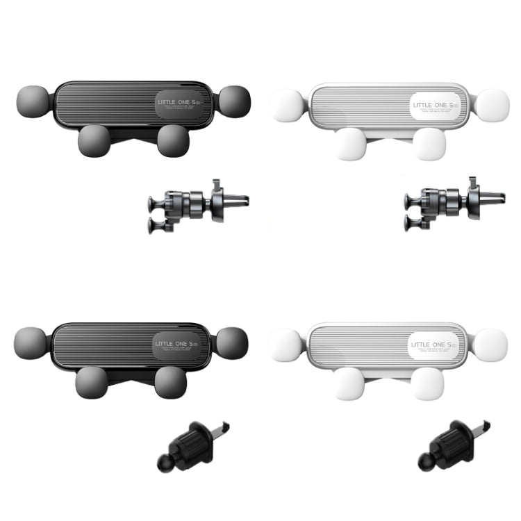 S03 Vehicle Air Outlet Gravity Navigation Mobile Phone Holder, Color: Black Spiral Clip - Car Holders by PMC TechLife | Online Shopping South Africa | PMC TechLife