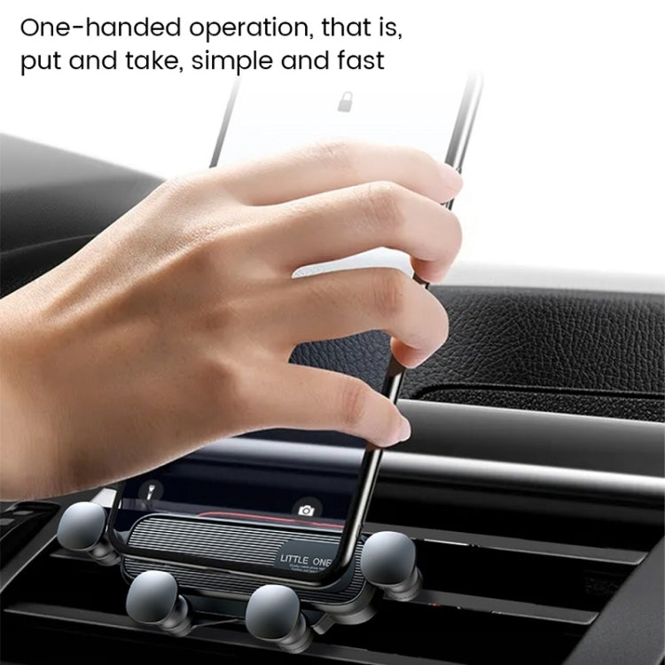 S03 Vehicle Air Outlet Gravity Navigation Mobile Phone Holder, Color: Black Eagle Mouth - Car Holders by PMC TechLife | Online Shopping South Africa | PMC TechLife