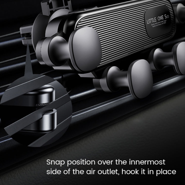 S03 Vehicle Air Outlet Gravity Navigation Mobile Phone Holder, Color: White Eagle Mouth - Car Holders by PMC TechLife | Online Shopping South Africa | PMC TechLife
