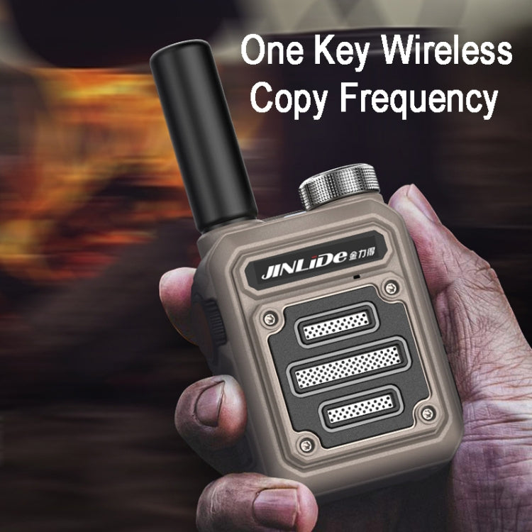 JINLIDE 3-5km 8W 6000mAh Hand-held Walkie Talkie Wireless Copy Frequency Ham Radio, CN Plug(Yellow) - Handheld Walkie Talkie by PMC TechLife | Online Shopping South Africa | PMC TechLife | Buy Now Pay Later Mobicred