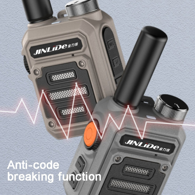 JINLIDE 3-5km 8W 6000mAh Hand-held Walkie Talkie Wireless Copy Frequency Ham Radio, CN Plug(Yellow) - Handheld Walkie Talkie by PMC TechLife | Online Shopping South Africa | PMC TechLife | Buy Now Pay Later Mobicred