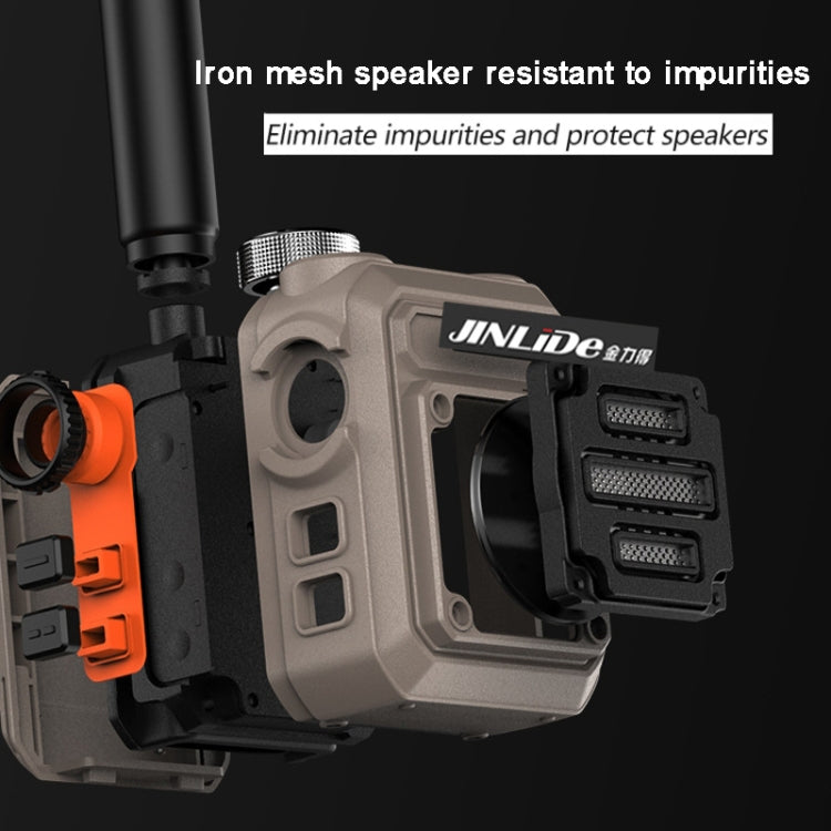 JINLIDE 3-5km 8W 6000mAh Hand-held Walkie Talkie Wireless Copy Frequency Ham Radio, CN Plug(Yellow) - Handheld Walkie Talkie by PMC TechLife | Online Shopping South Africa | PMC TechLife | Buy Now Pay Later Mobicred
