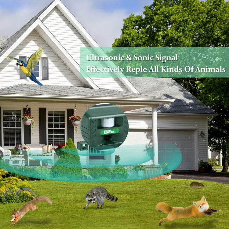 SK131 Garden Outdoor Ultrasonic Rat Repeller Snake Repelle Farm Animal Driving Device(AU Plug) - free shipping - PMC TechLife - Order now!