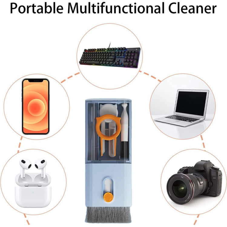 Q6S 10-in-1 Bluetooth Headphone Cleaning Pen Mobile Computer Keyboard Screen Digital Camera Cleaning Kit(Pink) - Other Accessories by PMC TechLife | Online Shopping South Africa | PMC TechLife