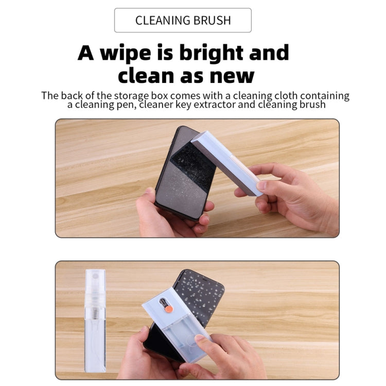 Q6S 10-in-1 Bluetooth Headphone Cleaning Pen Mobile Computer Keyboard Screen Digital Camera Cleaning Kit(Black) - Other Accessories by PMC TechLife | Online Shopping South Africa | PMC TechLife