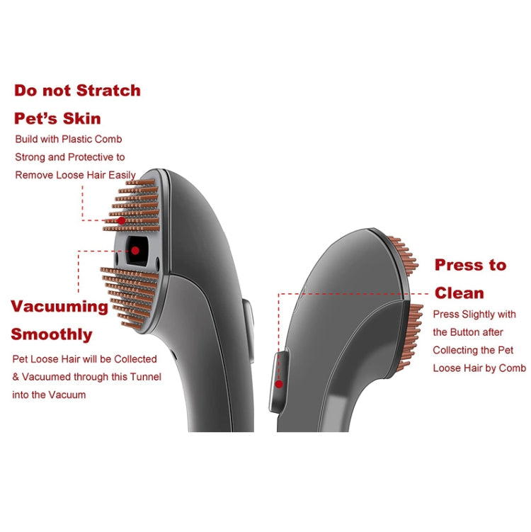 2 In 1 Set  For Dyson V6 Vacuum Cleaner Pet Brush Head Hair Comb Accessories - free shipping - PMC TechLife - Order now!