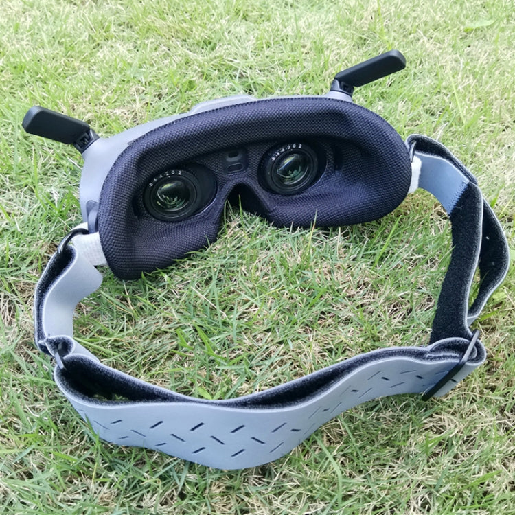 For DJI Goggles 2 Foam Padding Sponge Eye Pad Mask With Lens Cover Black - Other Accessories by PMC TechLife | Online Shopping South Africa | PMC TechLife