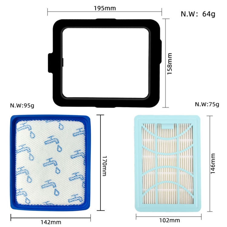 For Philips FC9732 FC9728 FC9735 Vacuum Cleaner Air Filter 1 Outer Frame - For Philips Accessories by PMC TechLife | Online Shopping South Africa | PMC TechLife | Buy Now Pay Later Mobicred