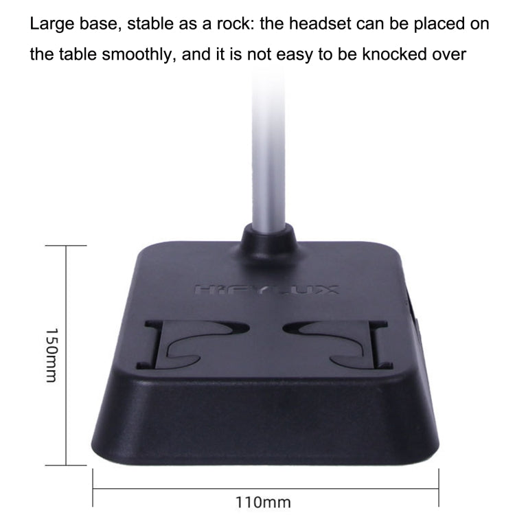 For AirPods Max Hifylux AP-HF5 Headphone Stand Mobile Phone Holder Storage Box(Black) - Anti-lost & Holder by Hifylux | Online Shopping South Africa | PMC TechLife | Buy Now Pay Later Mobicred