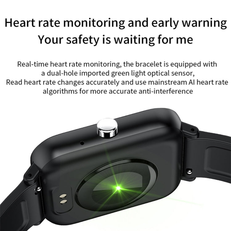 H10 1.69 inch Screen Bluetooth Call Smart Watch, Support Heart Rate/Blood Pressure/Sleep Monitoring, Color: Yellow - Smart Wear by PMC TechLife | Online Shopping South Africa | PMC TechLife