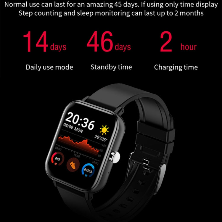 H10 1.69 inch Screen Bluetooth Call Smart Watch, Support Heart Rate/Blood Pressure/Sleep Monitoring, Color: Blue Net+Silicone - Smart Wear by PMC TechLife | Online Shopping South Africa | PMC TechLife