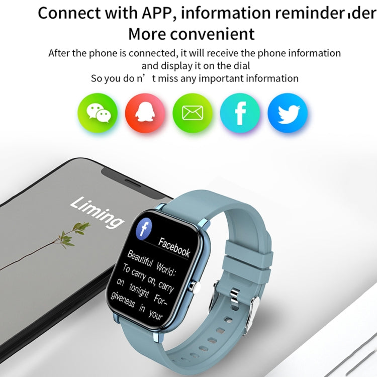 H10 1.69 inch Screen Bluetooth Call Smart Watch, Support Heart Rate/Blood Pressure/Sleep Monitoring, Color: Pink Net+Silicone - Smart Wear by PMC TechLife | Online Shopping South Africa | PMC TechLife