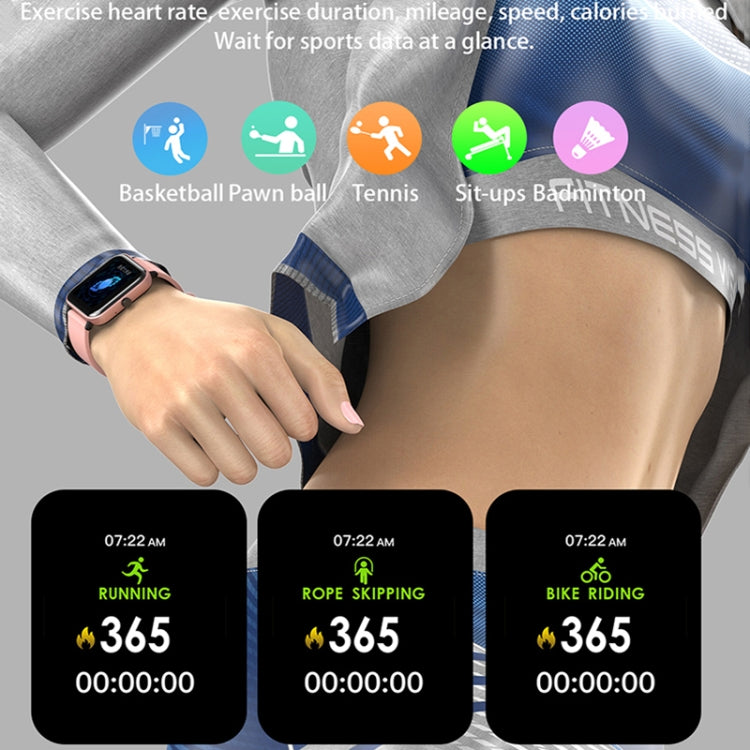 H10 1.69 inch Screen Bluetooth Call Smart Watch, Support Heart Rate/Blood Pressure/Sleep Monitoring, Color: Gold Net+Silicone - Smart Wear by PMC TechLife | Online Shopping South Africa | PMC TechLife