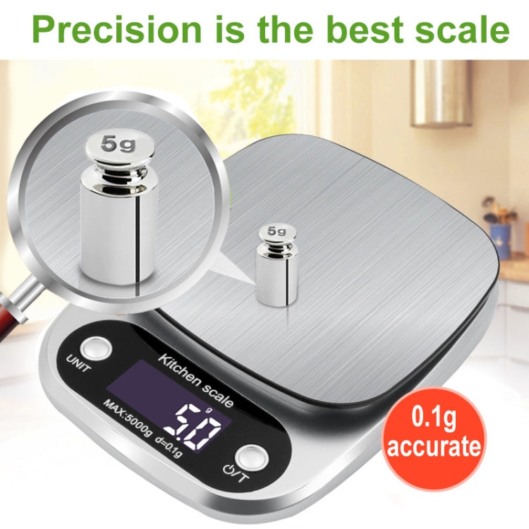 Small Multifunctional Kitchen High Precision Electronic Scale LCD Digital Display Food Scale, Model: 3kg/ 0.1g - Kitchen Scales by PMC Jewellery | Online Shopping South Africa | PMC Jewellery