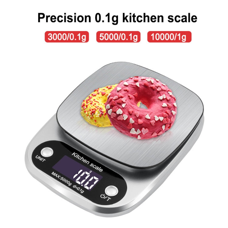 Small Multifunctional Kitchen High Precision Electronic Scale LCD Digital Display Food Scale, Model: 10kg/ 1g - Kitchen Scales by PMC Jewellery | Online Shopping South Africa | PMC Jewellery