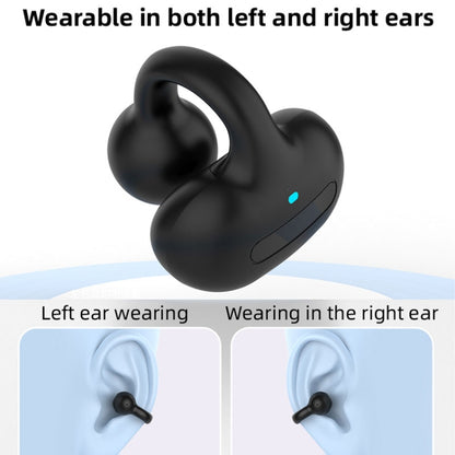 M-S8 Wireless Stereo Single Ear Clip-on Bluetooth Earphone(Gray) - Bluetooth Earphone by PMC Jewellery | Online Shopping South Africa | PMC Jewellery