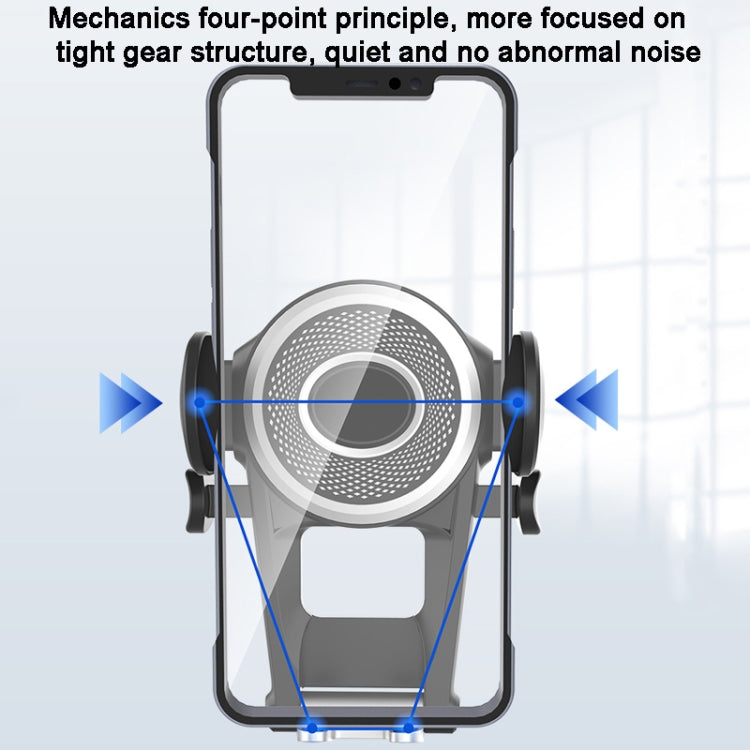 ZJ137 Suction Cup Car Phone Holder 2 In 1 Number Plate Phone Stand Truck Phone Mount(Black) - Car Holders by PMC TechLife | Online Shopping South Africa | PMC TechLife