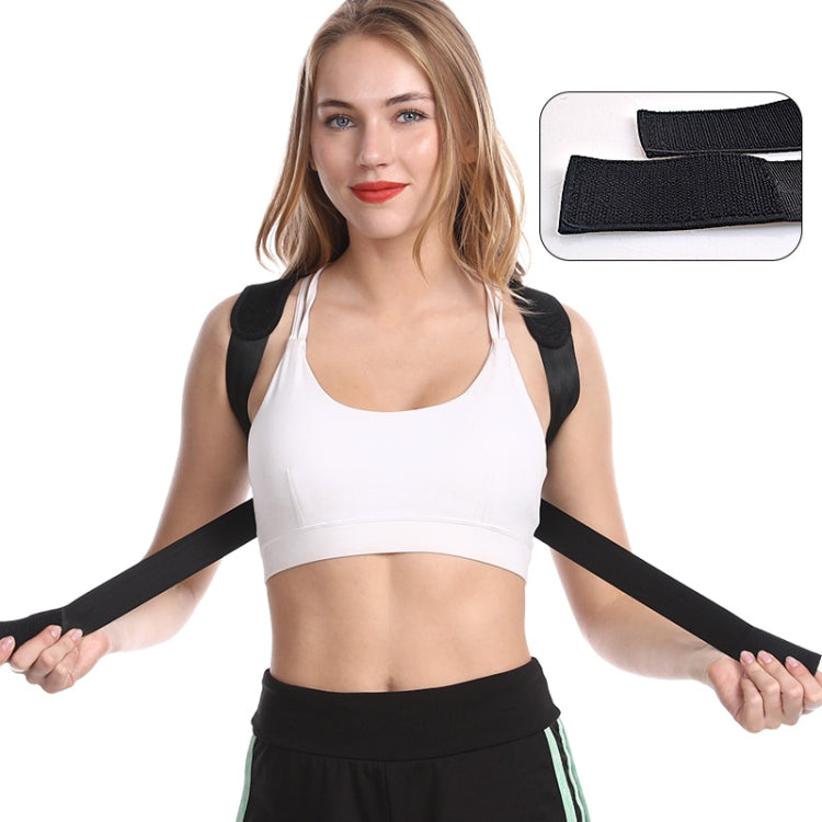 Adjustable Back Posture Corrector with Back Support Bar for Women and Men Free Size(Black) - Corrector by PMC Jewellery | Online Shopping South Africa | PMC Jewellery