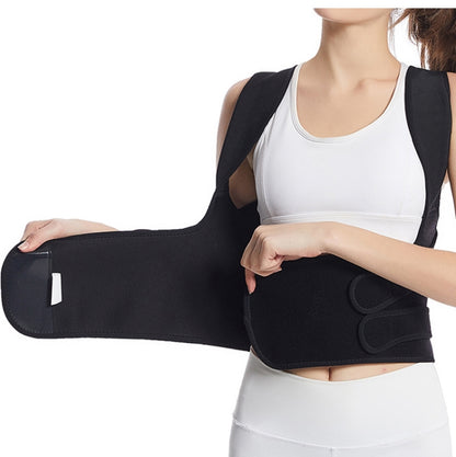 MK-098  Back Posture Corrector Back Support Fixation Correction Belt, Size: L(Black) - Corrector by PMC Jewellery | Online Shopping South Africa | PMC Jewellery