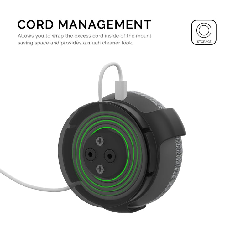 For Google Home Mini AhaStyle PT62 Wall Bracket Smart Speaker Bracket Black - free shipping - PMC TechLife - Order now!