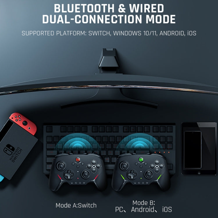 BIGBIGWON Blitz C2Pro Full Mechanical Gamepad Bluetooth Wired Dual Mode Support Switch / PC / Android / IOS - Controller Gamepad by BIGBIGWON | Online Shopping South Africa | PMC TechLife