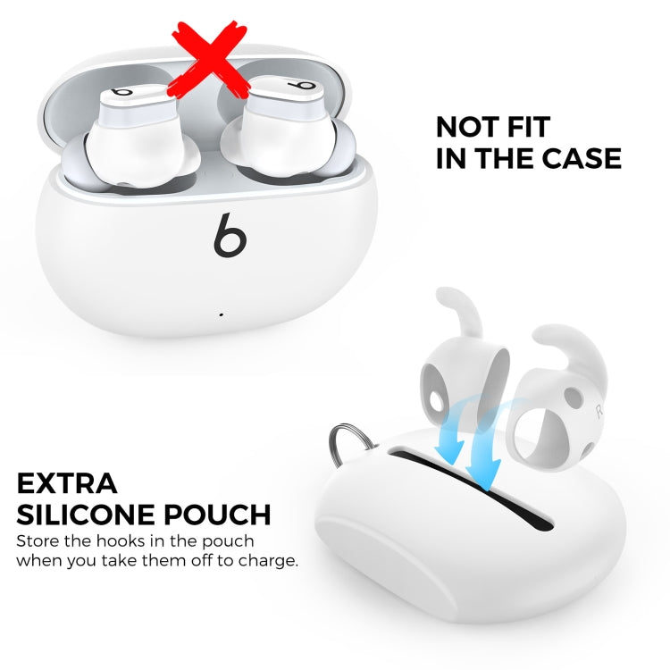 For Beats Studio Buds AhaStyle PT172 Earphone Silicone Ear Caps, Style: Earcap (Black) - Anti-dust & Ear Caps by AhaStyle | Online Shopping South Africa | PMC TechLife | Buy Now Pay Later Mobicred