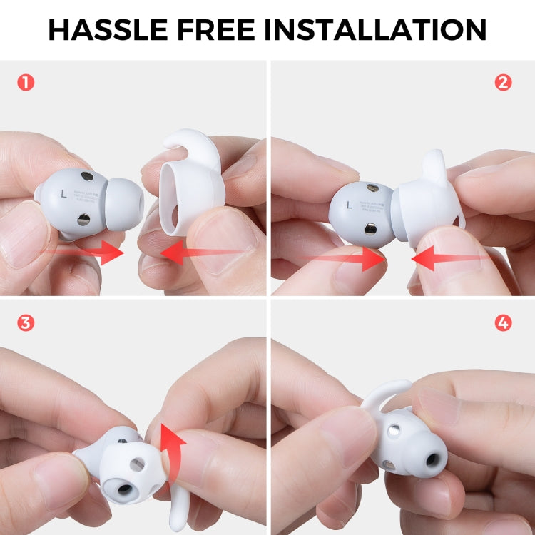 For Beats Studio Buds AhaStyle PT172 Earphone Silicone Ear Caps, Style: Earcap (Black) - Anti-dust & Ear Caps by AhaStyle | Online Shopping South Africa | PMC TechLife | Buy Now Pay Later Mobicred