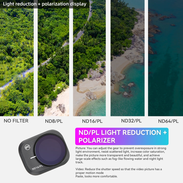 For DJI Mini 3 Pro RCSTQ PL Filters Drone Accessoires ND64/PL - Other by RCSTQ | Online Shopping South Africa | PMC TechLife | Buy Now Pay Later Mobicred
