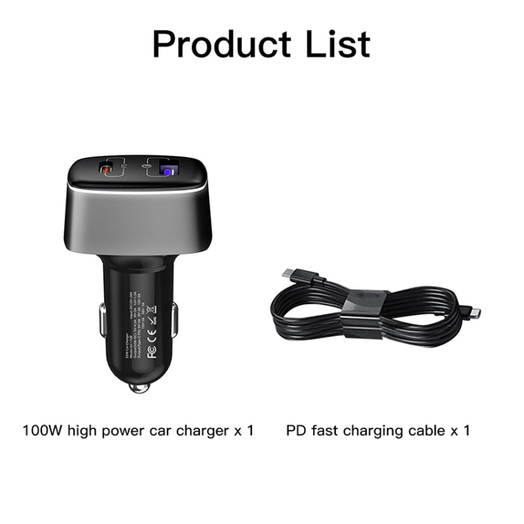For DJI Mavic 3/Mini 2 RCSTQ 100W 2 In 1 Car Charger - Charger by RCSTQ | Online Shopping South Africa | PMC Jewellery