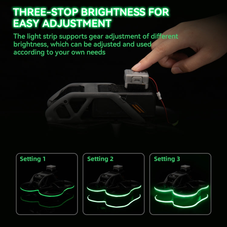 For DJI Avata RCSTQ Light-emitting Light Strip Night Flight Warning Light Strip(Blue) - Other by RCSTQ | Online Shopping South Africa | PMC TechLife | Buy Now Pay Later Mobicred