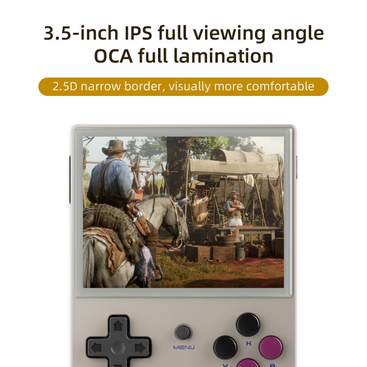 ANBERNIC RG35XX 3.5-inch Retro Handheld Game Console Open Source Game Player 64G 5000+ Games(Grey) - free shipping - PMC TechLife - Order now!