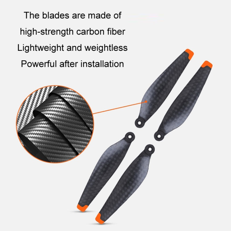 For DJI Mavic Mini 3Pro RCSTQ Drone Carbon Fiber Flight Propellers 2pair - DIY Propeller by RCSTQ | Online Shopping South Africa | PMC Jewellery