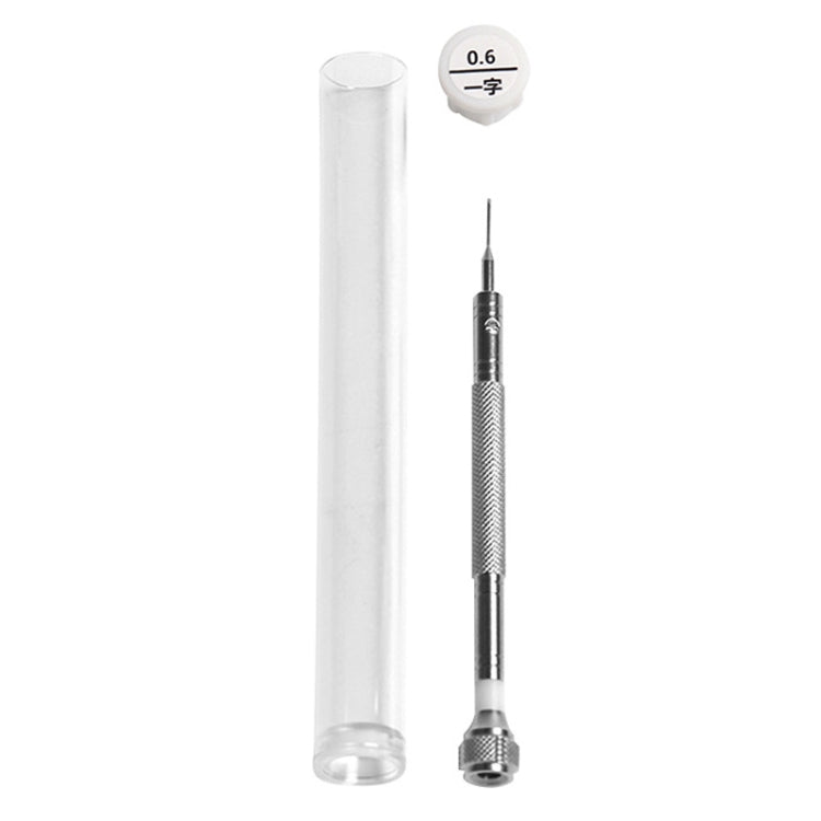 LSD5120 Repair Watch Glasses Stainless Steel Screwdriver Precision Watch Screwdriver Tool 0.6 Straight (White) - Watch Repair Tools by PMC TechLife | Online Shopping South Africa | PMC TechLife