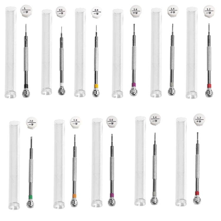 LSD5120 Repair Watch Glasses Stainless Steel Screwdriver Precision Watch Screwdriver Tool 1.4 Phillips (Gray) - Watch Repair Tools by PMC TechLife | Online Shopping South Africa | PMC TechLife