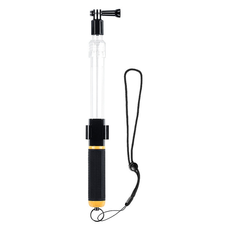 Transparent Retractable Selfie Stick Buoyancy Stick for Gopro Hero11 Black / HERO10 Black / HERO9 Black /HERO8 / HERO7 /6 /5 /5 Session /4 Session /4 /3+ /3 /2 /1 - Floating Grip & Ball by PMC Jewellery | Online Shopping South Africa | PMC Jewellery