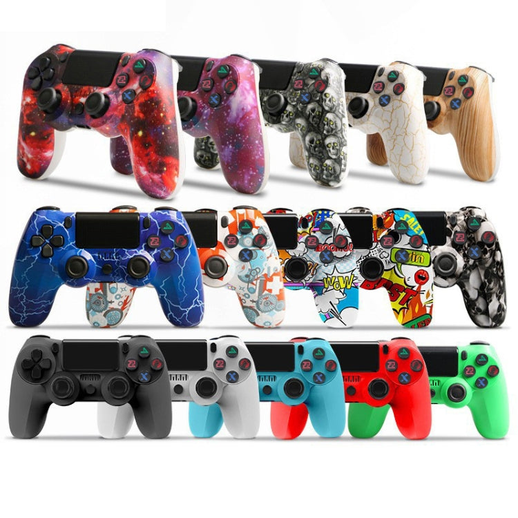 For PS4 Wireless Bluetooth Game Controller With Light Strip Dual Vibration Game Handle(Fantastic Purple) - Gamepads by PMC TechLife | Online Shopping South Africa | PMC TechLife